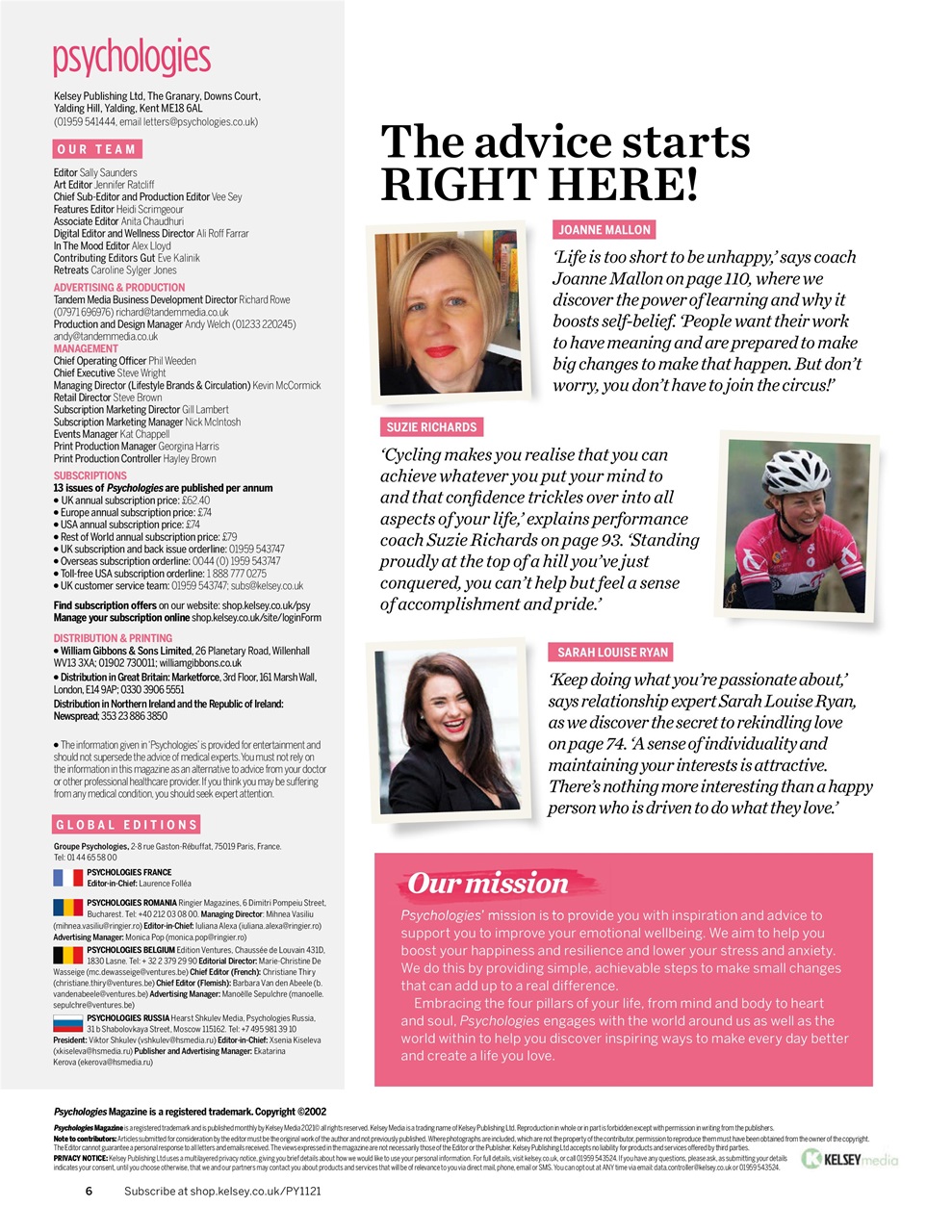 Psychologies Preview Pages