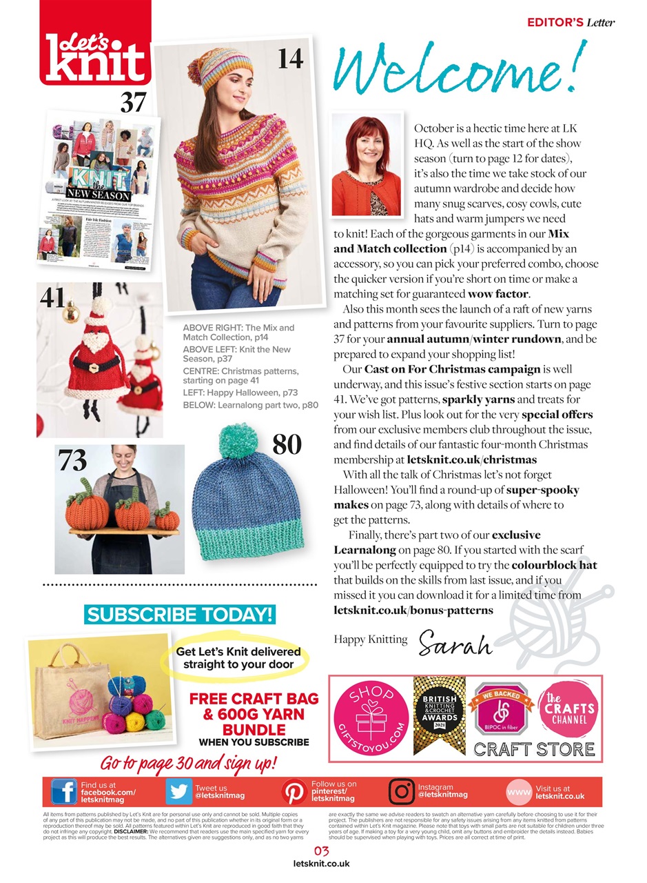 Let's Knit Preview Pages