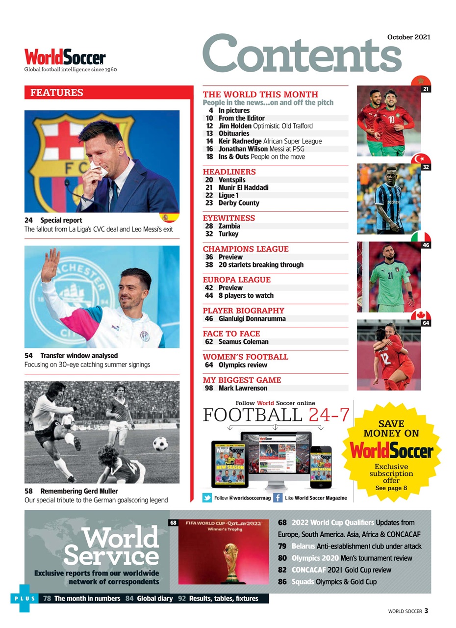 World Soccer Preview Pages