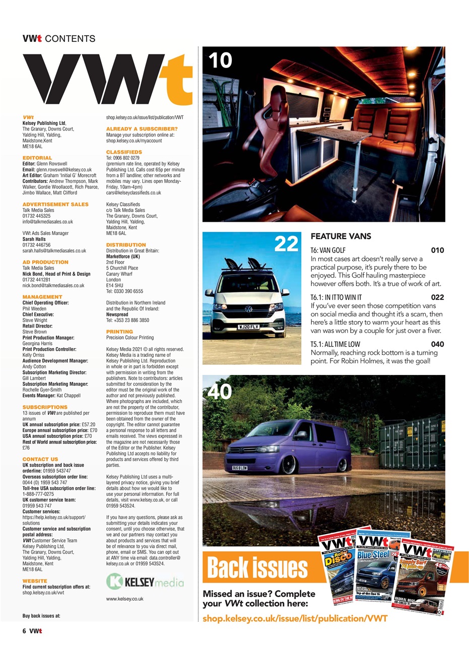 VWt Magazine Preview Pages