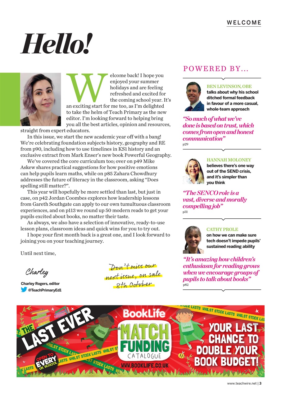 Teach Primary Preview Pages