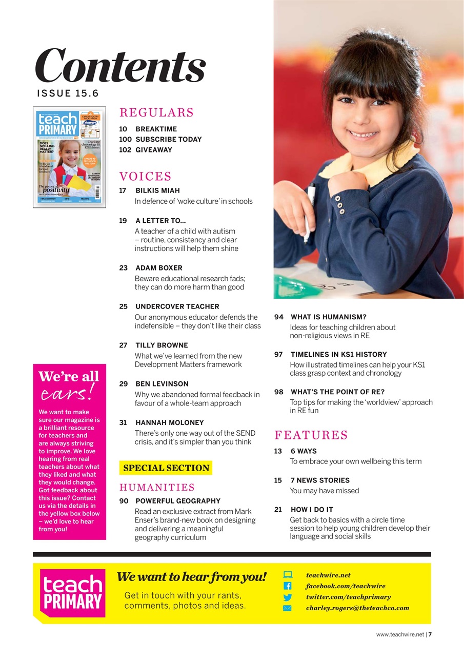 Teach Primary Preview Pages