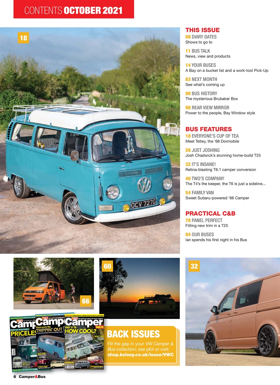 VW Camper Preview Pages