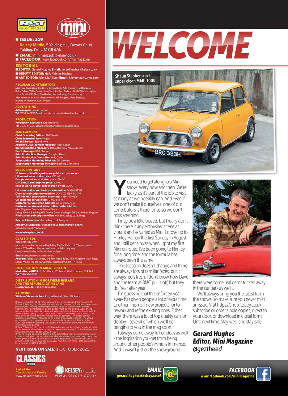 Mini Magazine Preview Pages