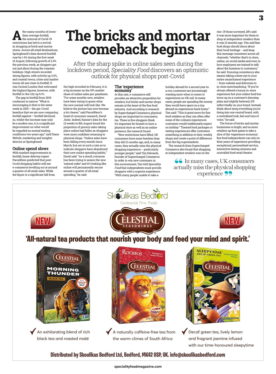 Speciality Food Preview Pages