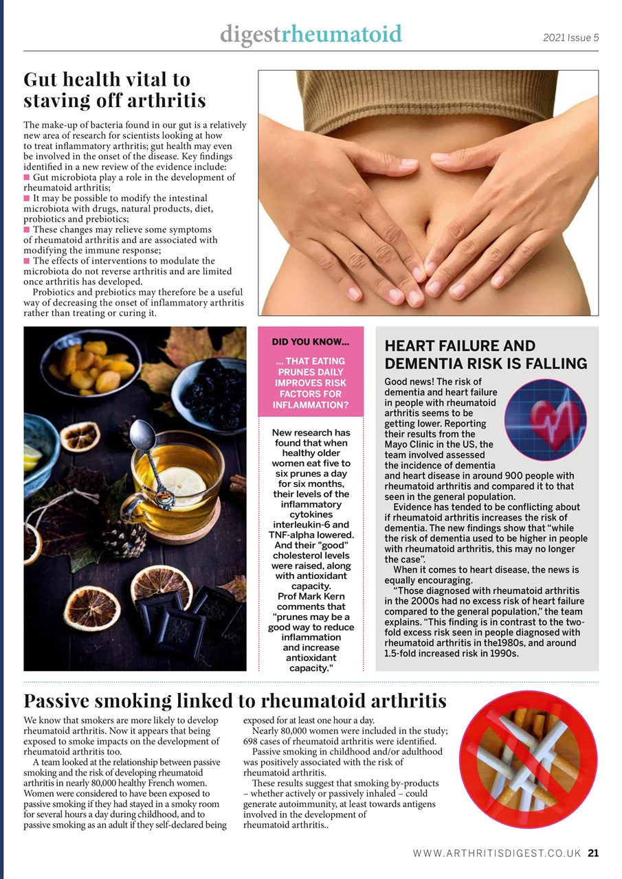 Arthritis Digest Preview Pages