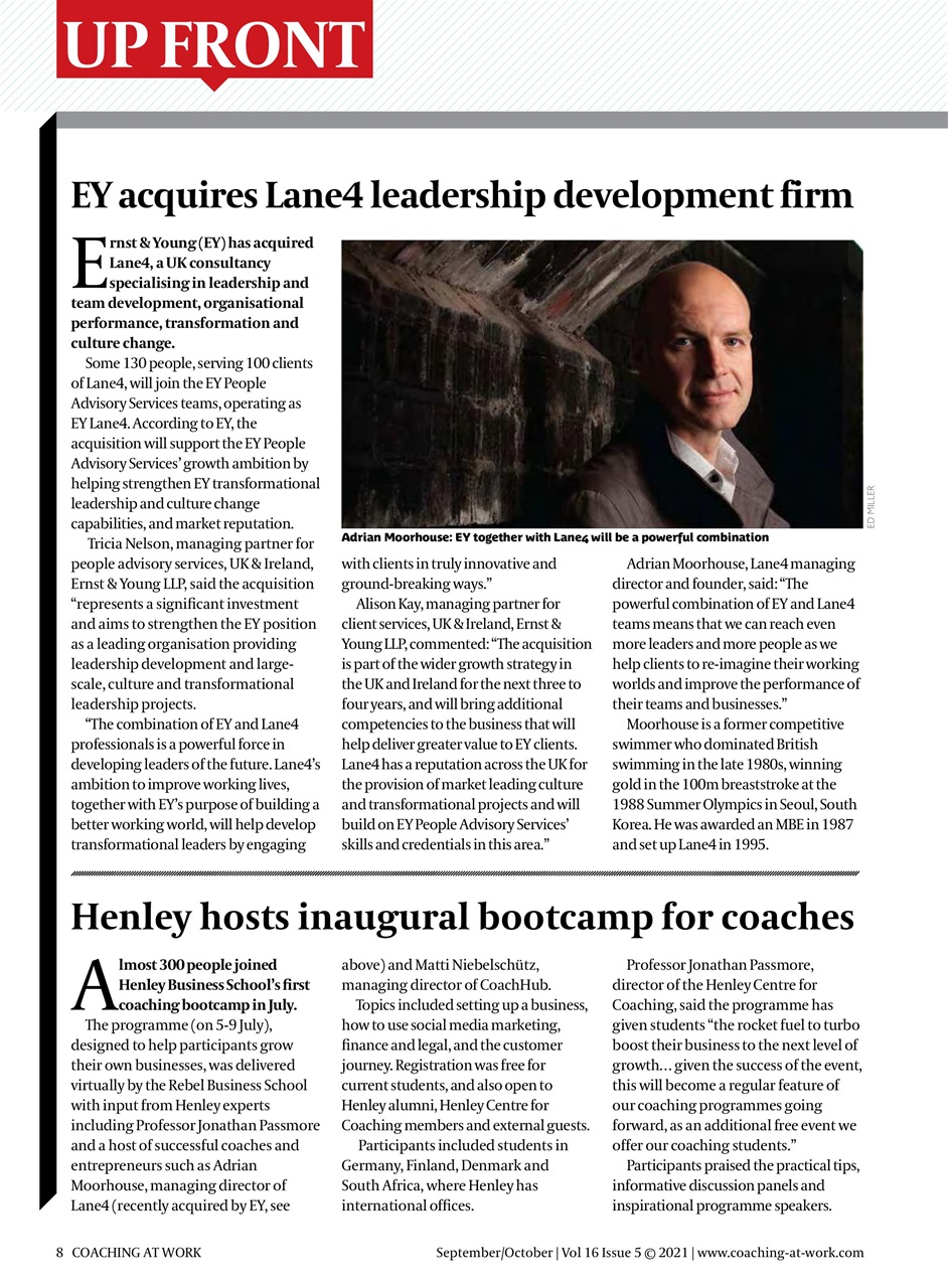 Coaching at Work Preview Pages