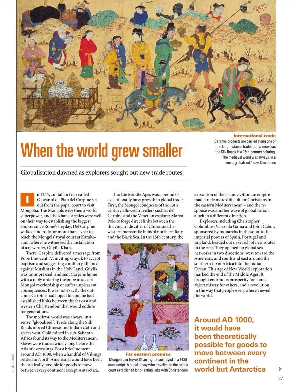 BBC History Magazine Preview Pages