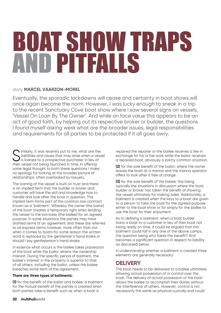Multihull World Preview Pages