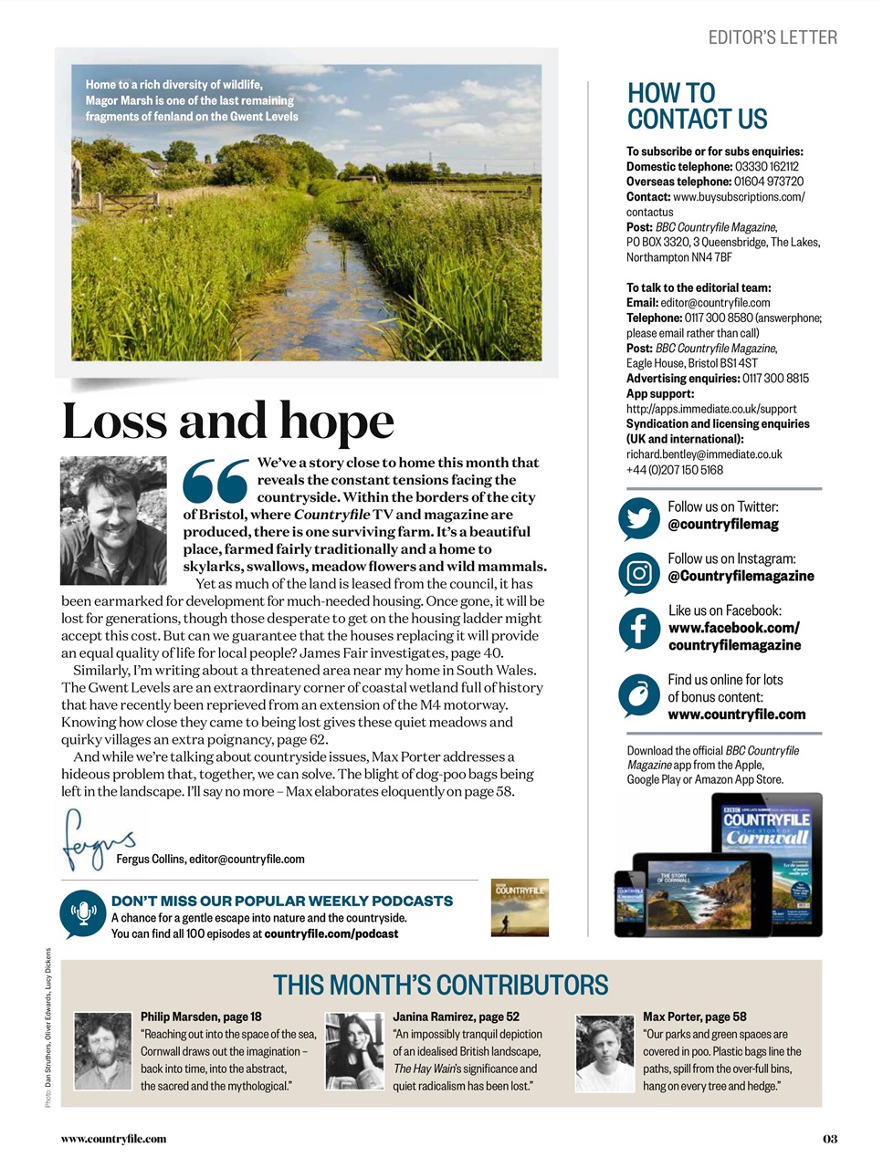 BBC Countryfile Magazine Preview Pages