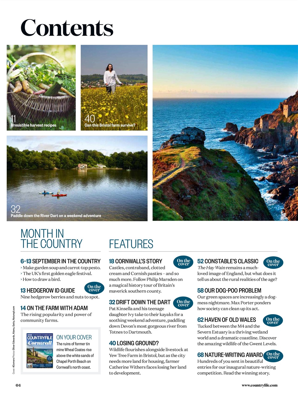 BBC Countryfile Magazine Preview Pages
