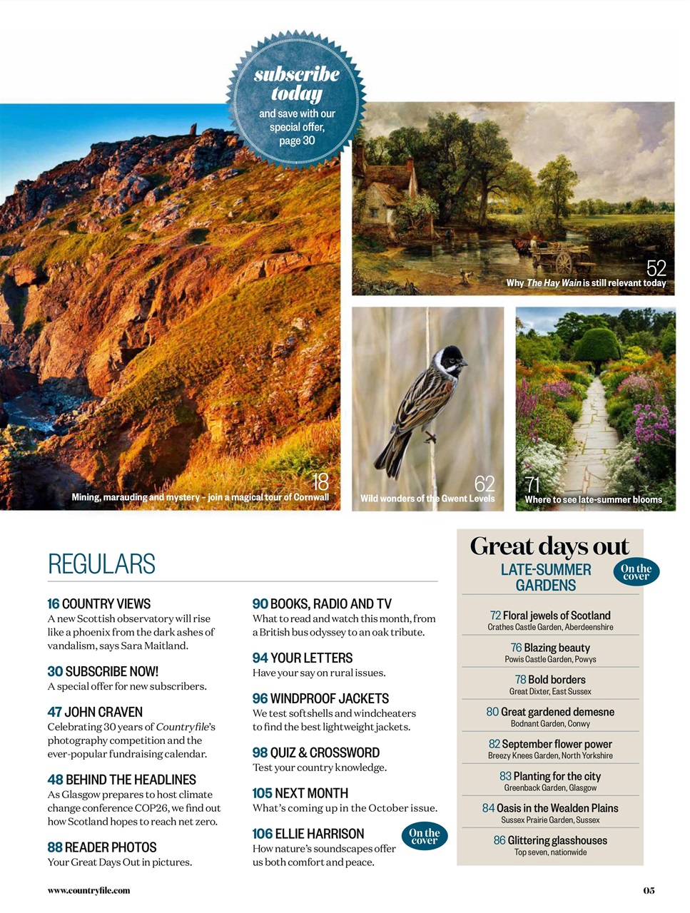 BBC Countryfile Magazine Preview Pages