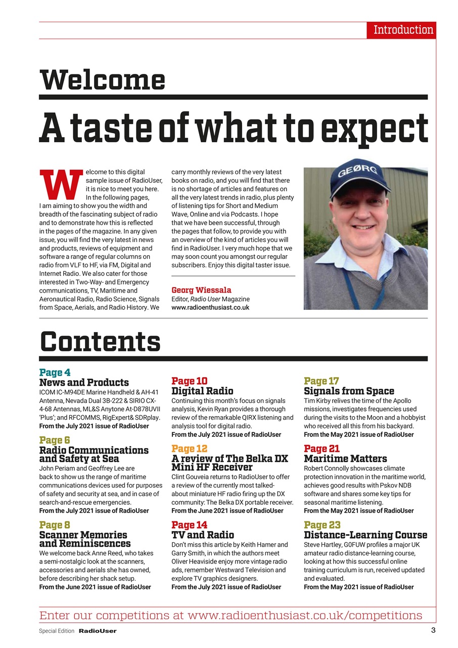 Radio User Preview Pages