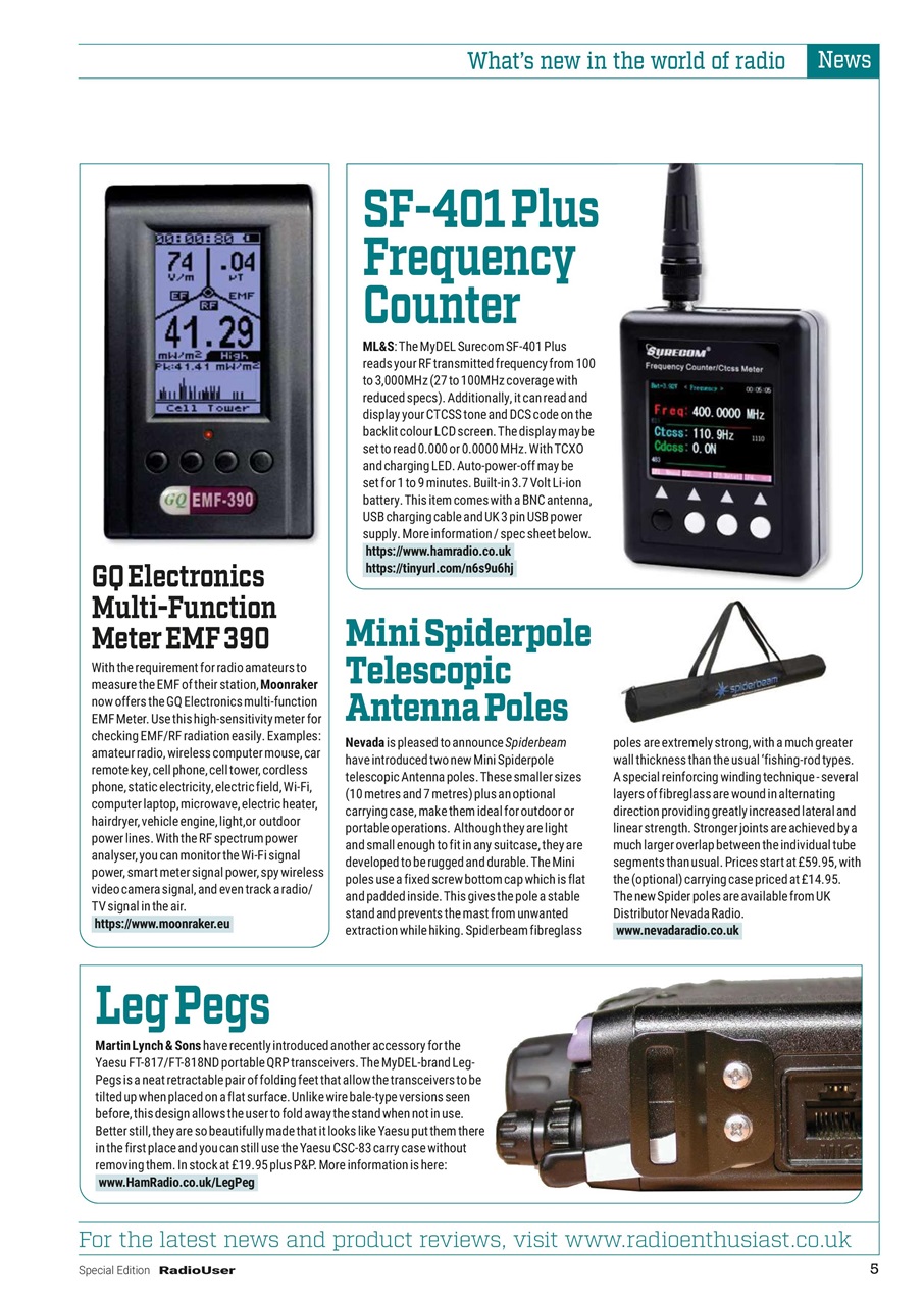 Radio User Preview Pages