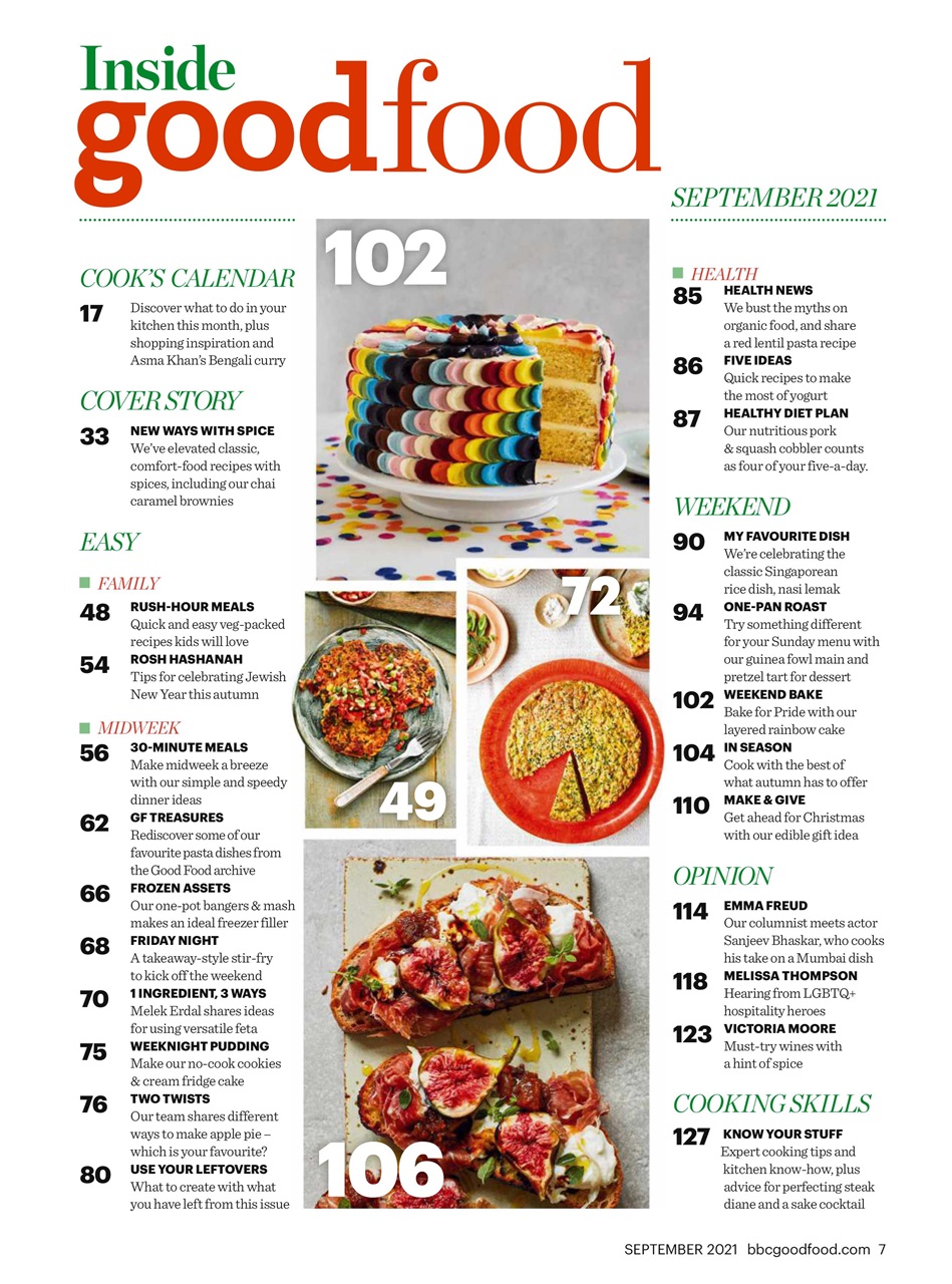 Good Food Magazine Preview Pages