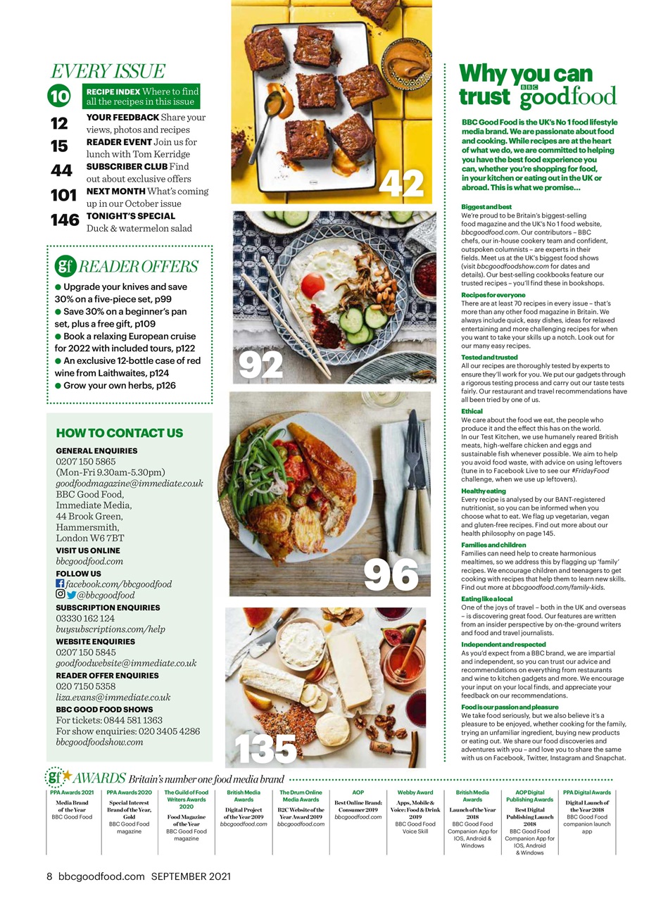Good Food Magazine Preview Pages