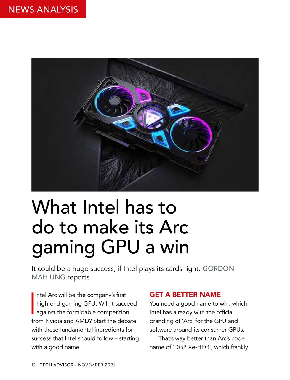 Tech Advisor Preview Pages