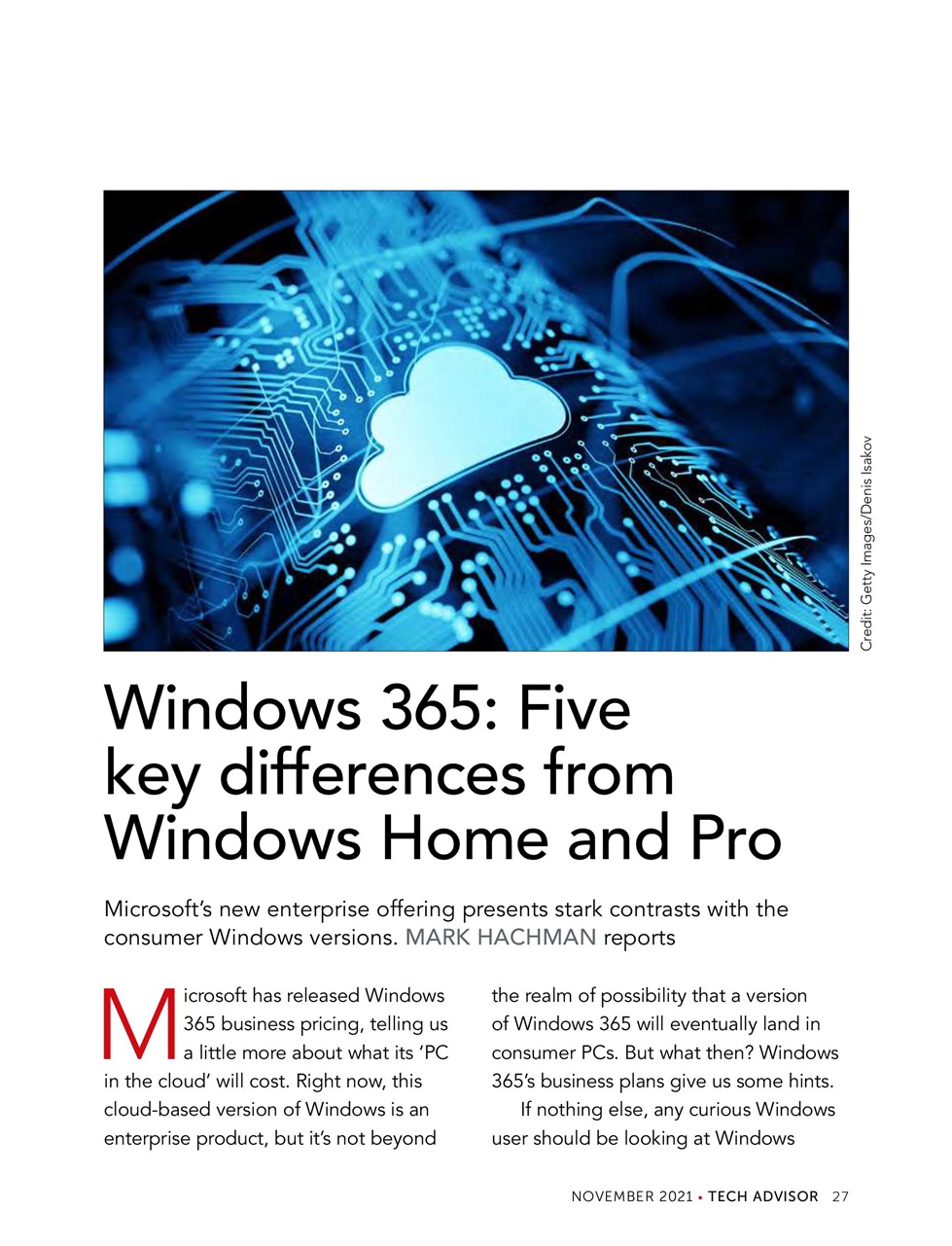 Tech Advisor Preview Pages