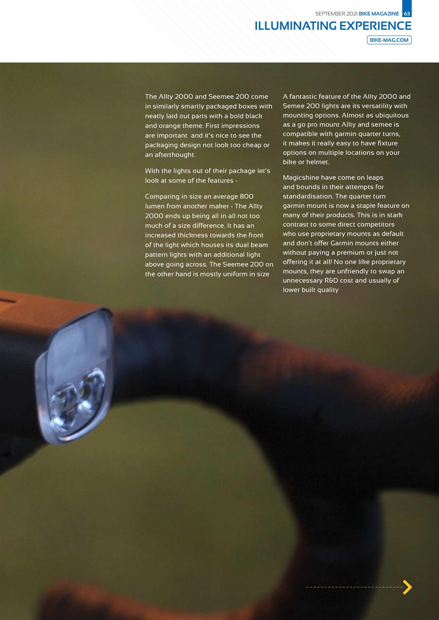 BIKE Magazine Preview Pages