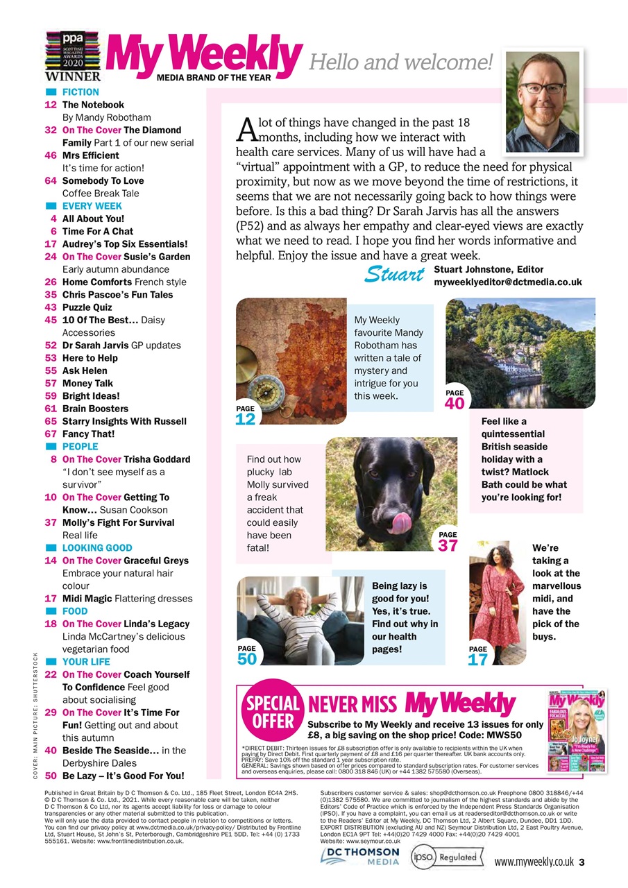 My Weekly Preview Pages