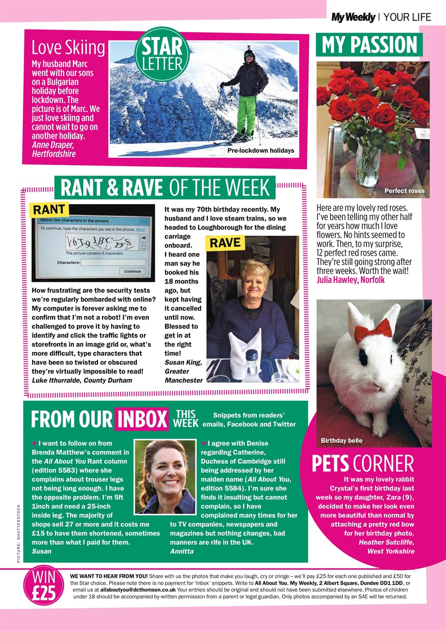 My Weekly Preview Pages