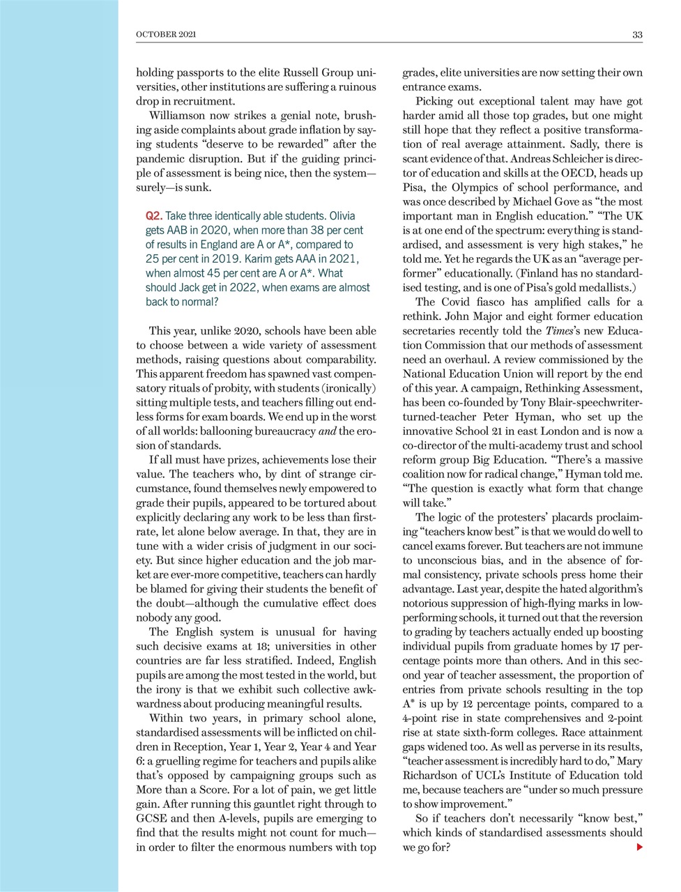 Prospect Magazine Preview Pages