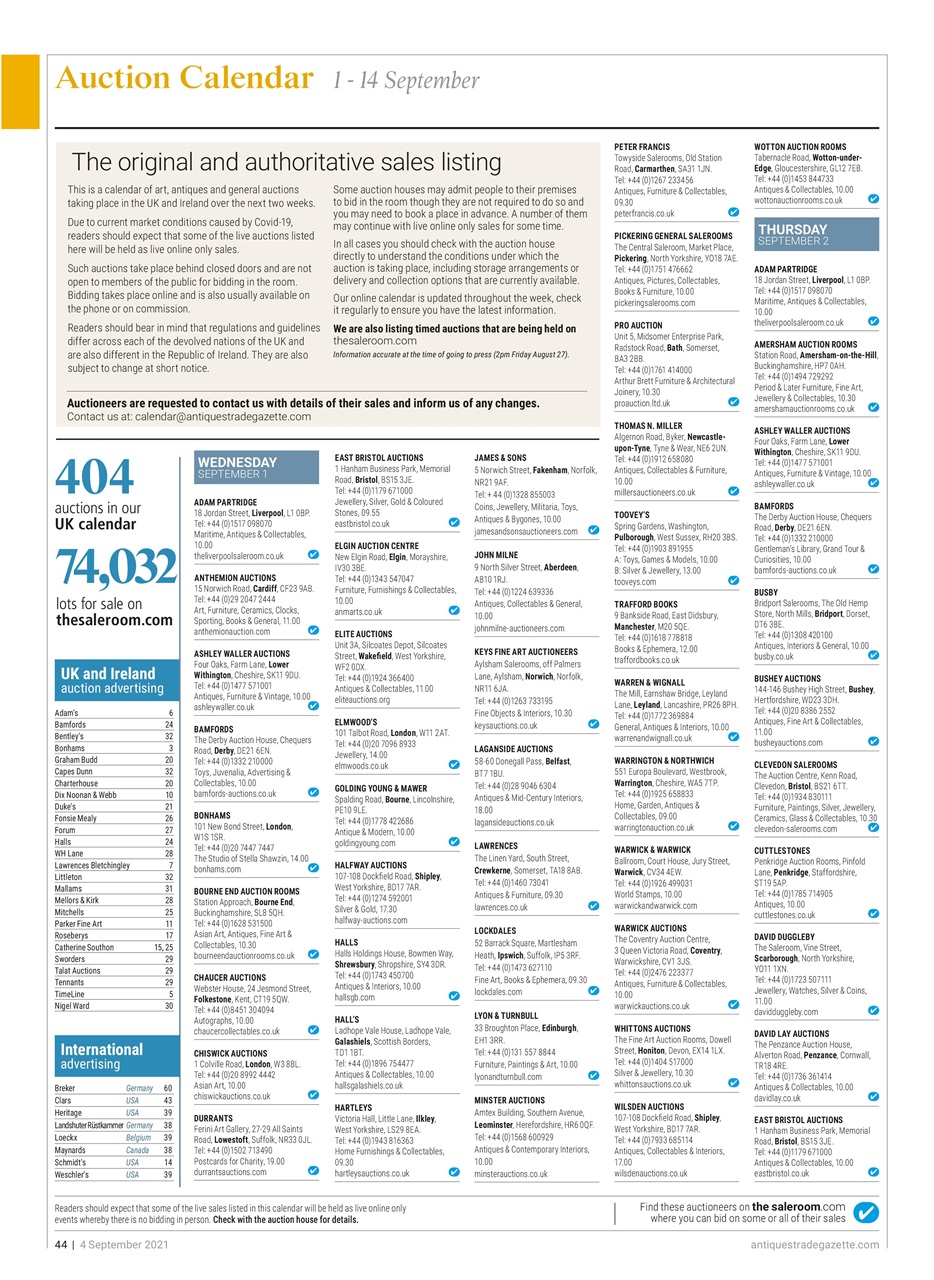 Antiques Trade Gazette Preview Pages