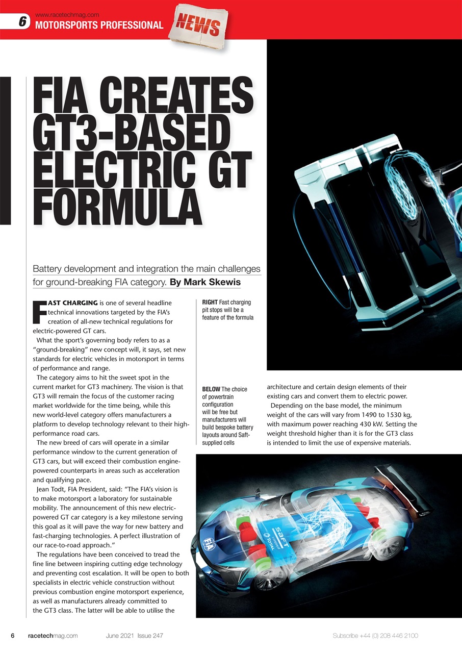 Race Tech Preview Pages