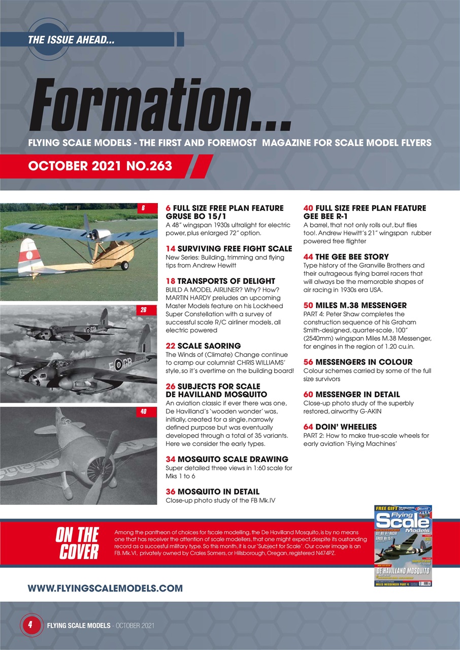 Flying Scale Models Preview Pages