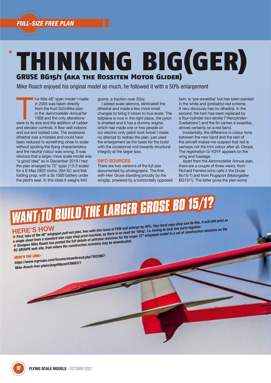 Radio Control Model Flyer Preview Pages