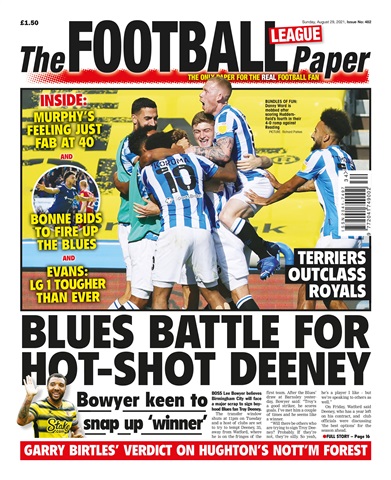 The Football League Paper issue 29 Aug 2021