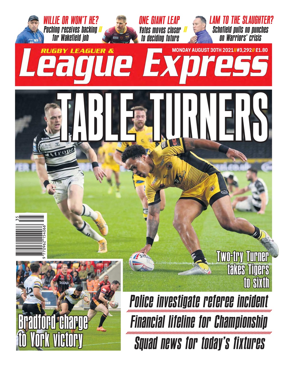 League Express Preview Pages