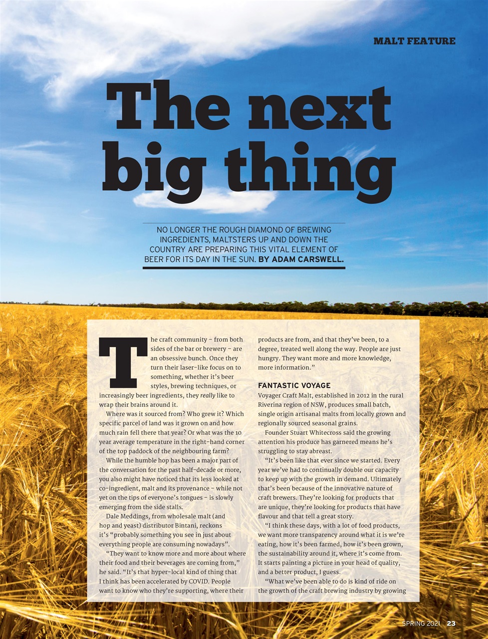 Beer and Brewer Preview Pages