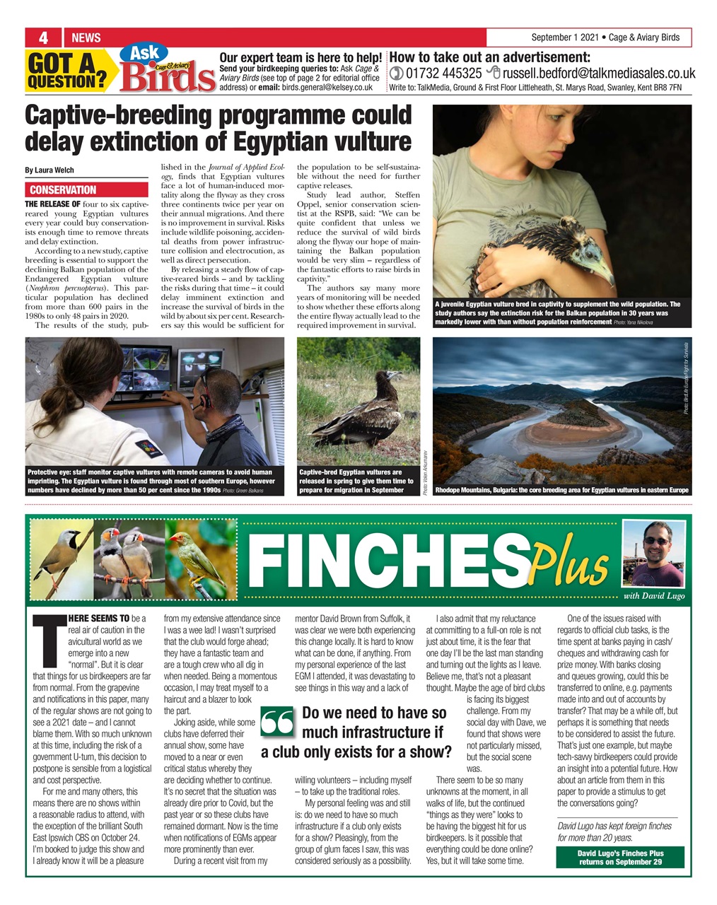 Cage & Aviary Birds Preview Pages