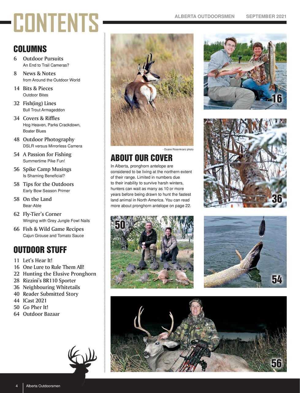 Alberta Outdoors Preview Pages