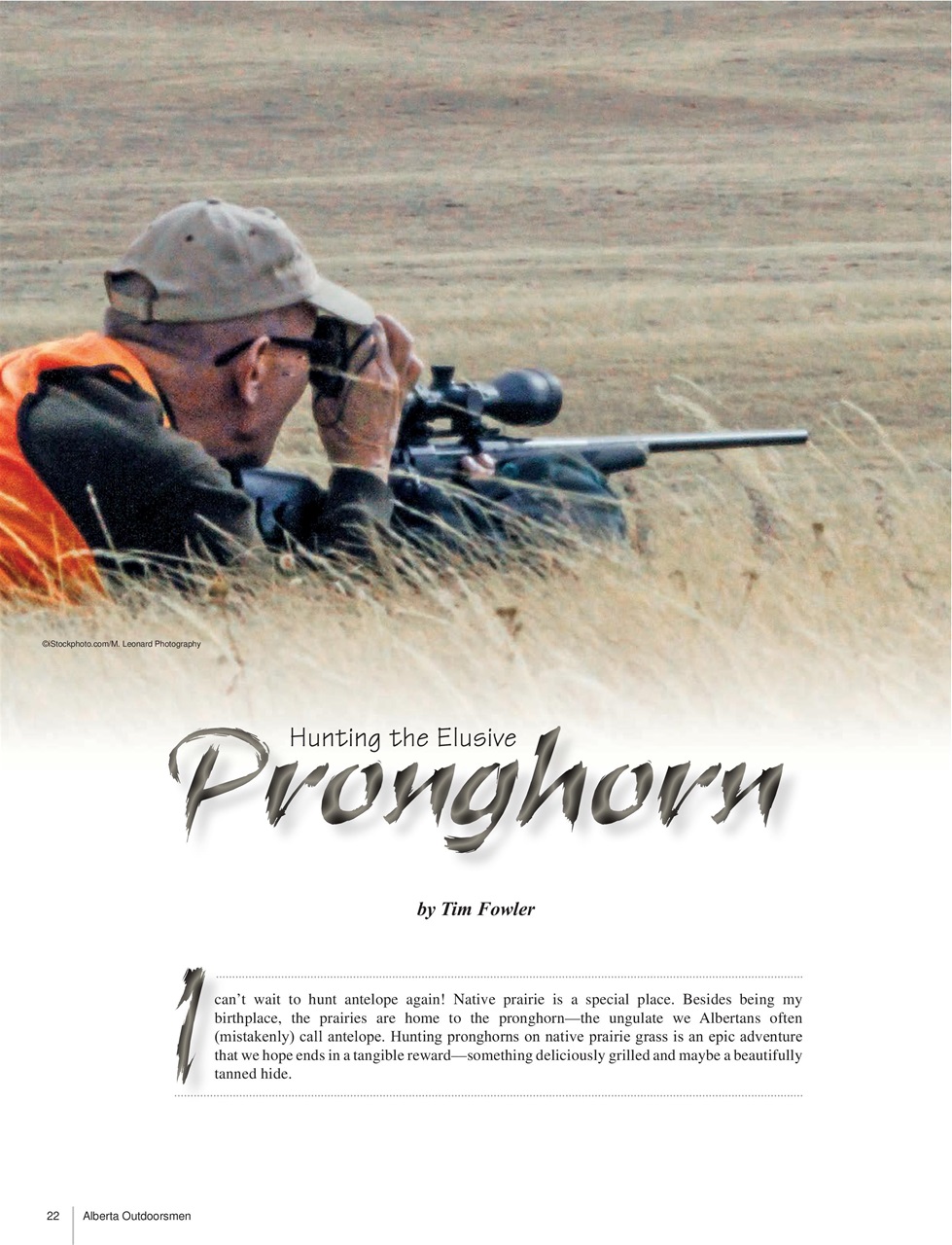 Alberta Outdoors Preview Pages