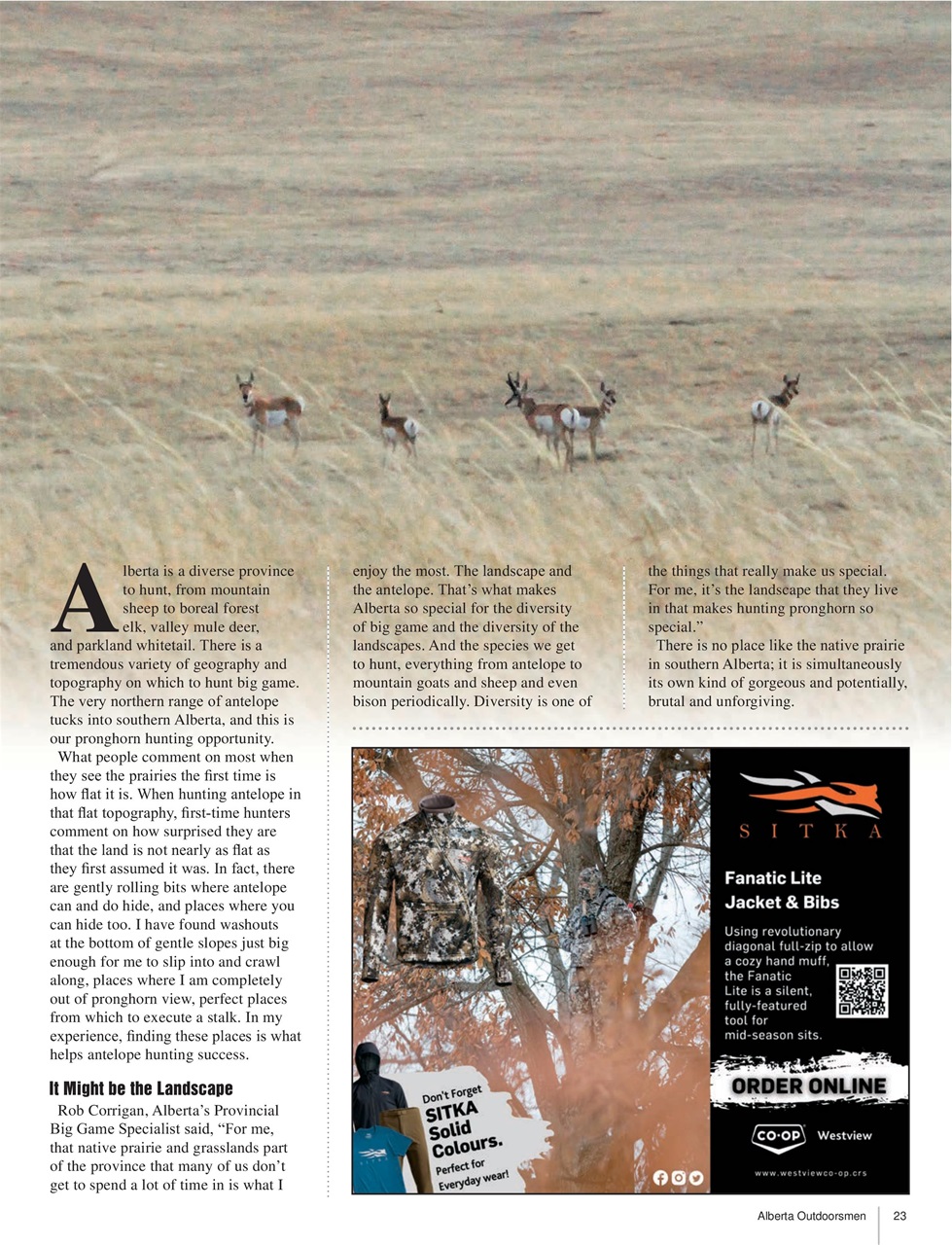 Alberta Outdoors Preview Pages