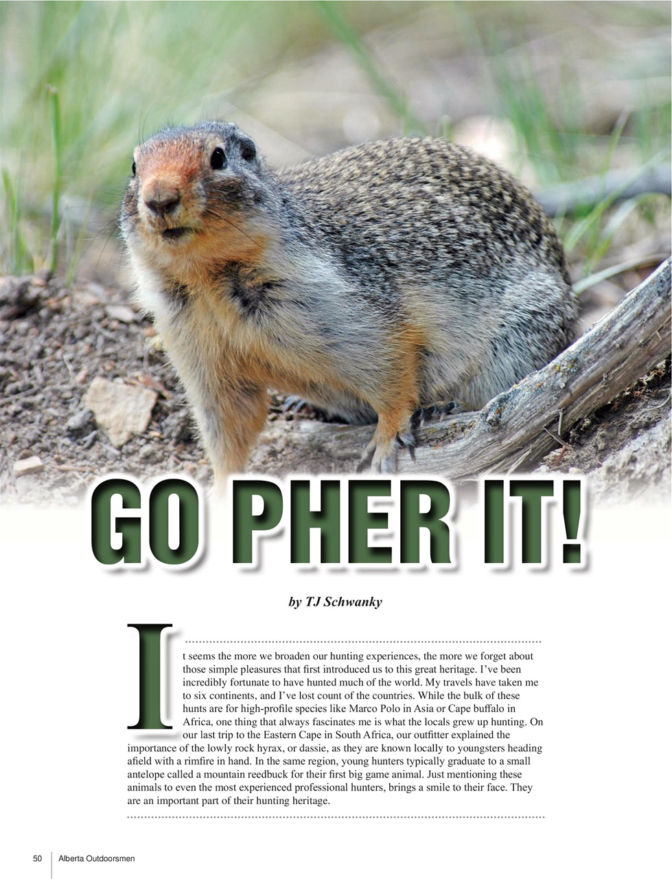 Alberta Outdoors Preview Pages