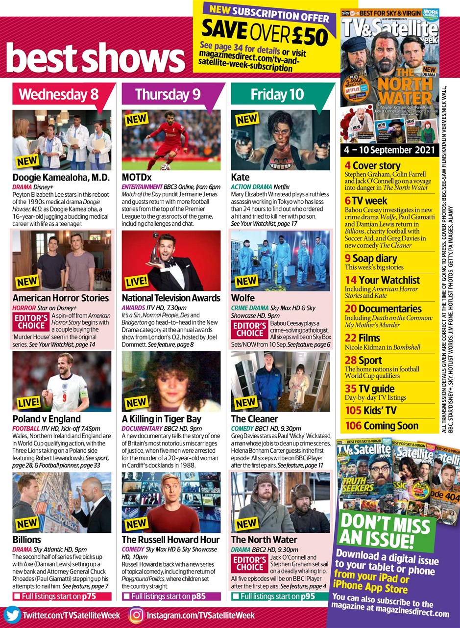 TV & Satellite Week Preview Pages