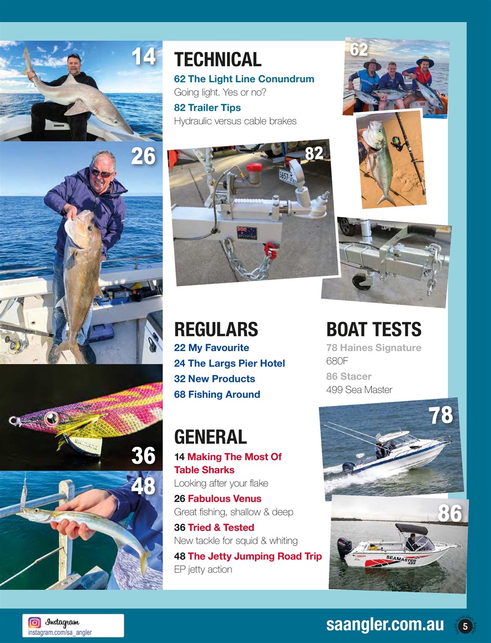 South Australian Angler Preview Pages