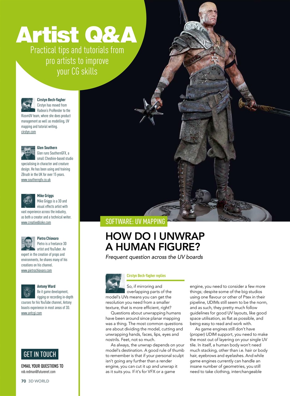 3D World Preview Pages