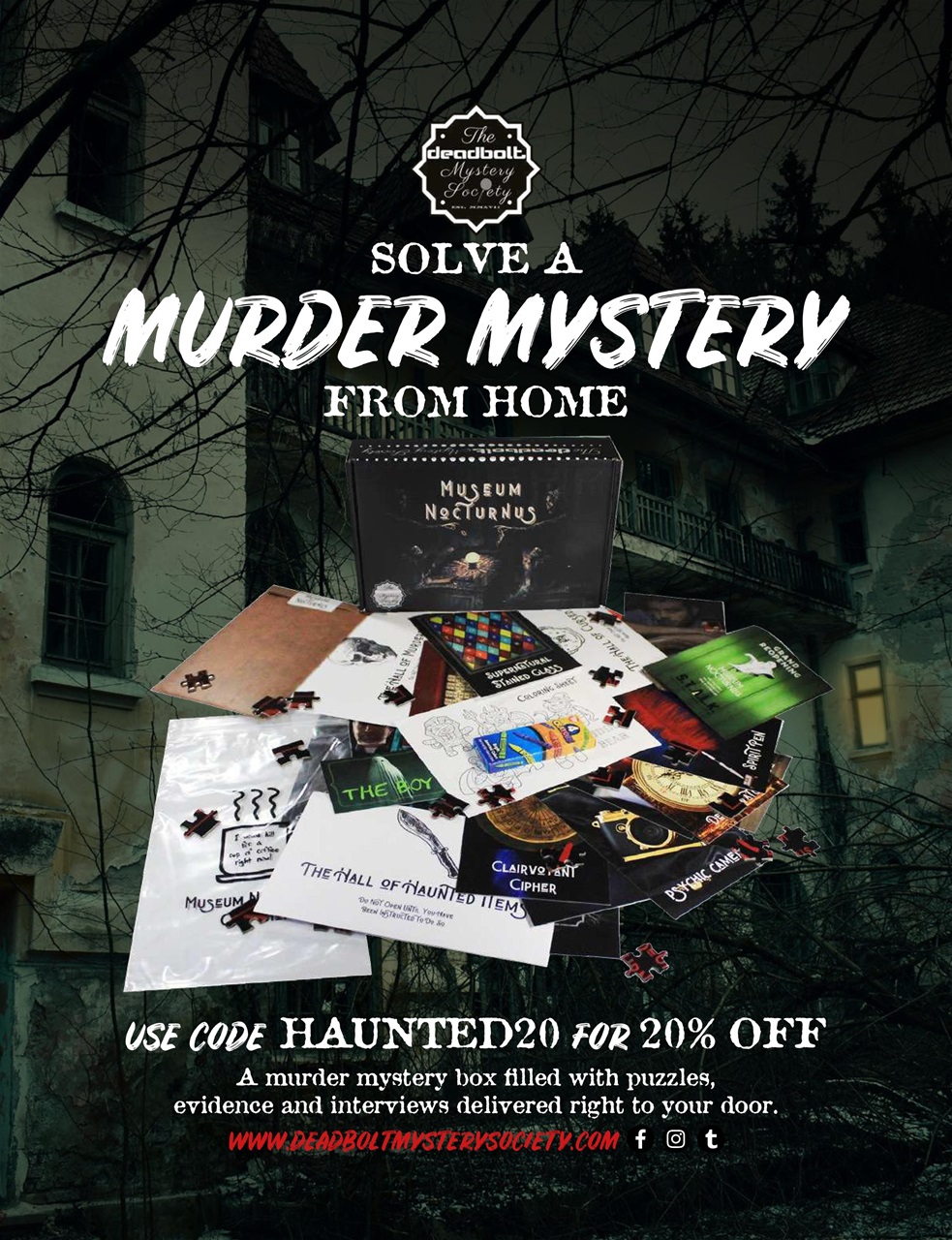 Haunted Magazine Preview Pages