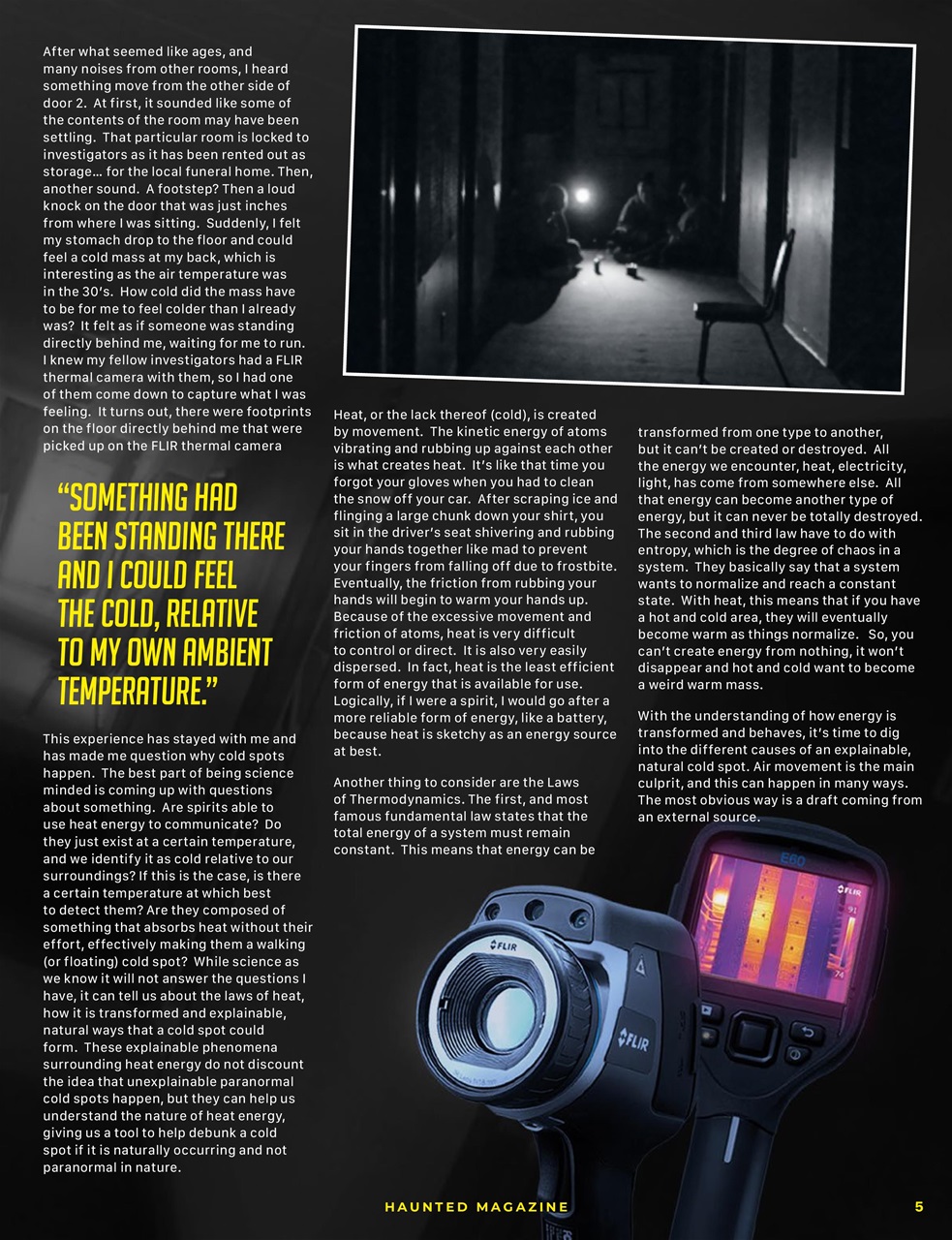 Haunted Magazine Preview Pages