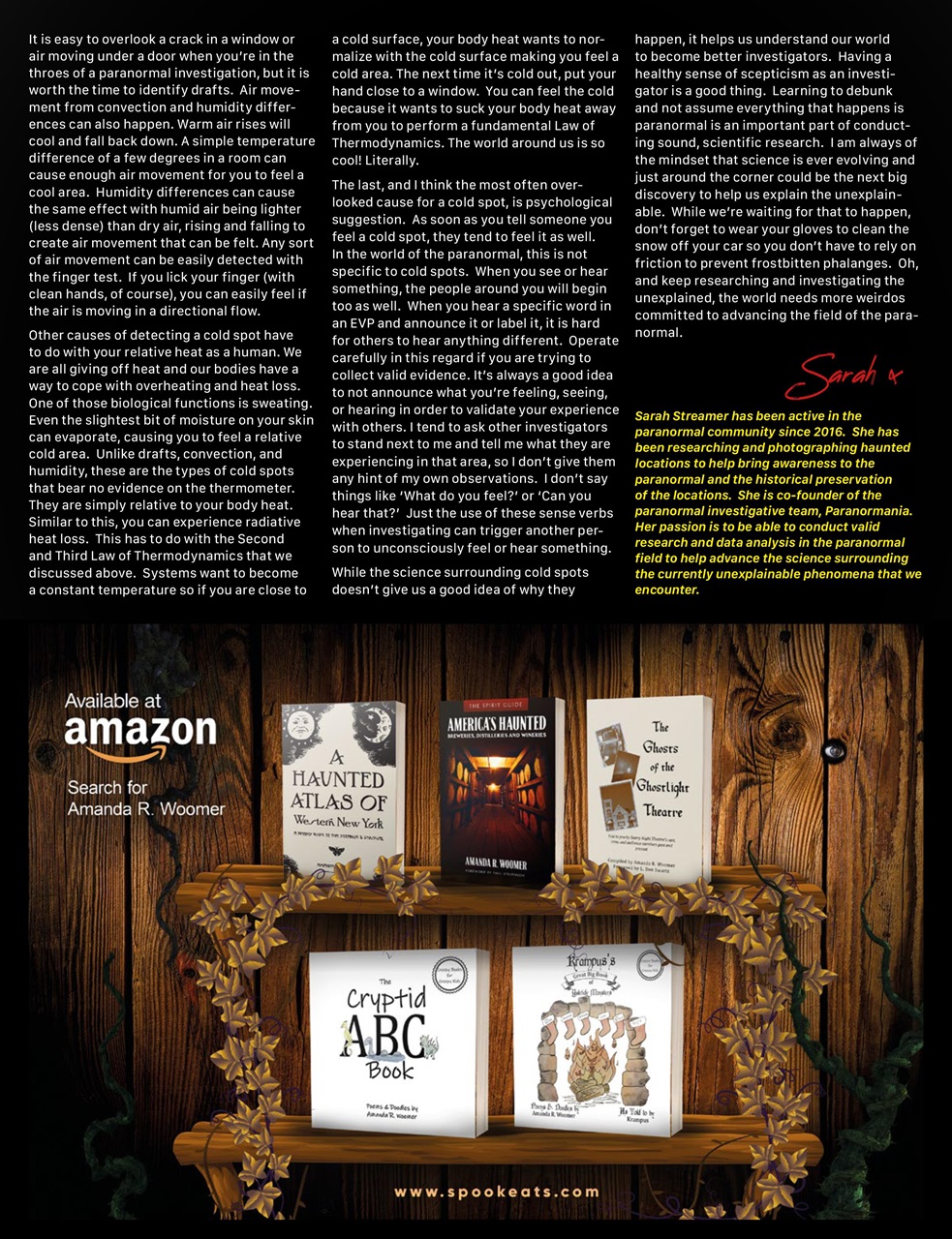 Haunted Magazine Preview Pages