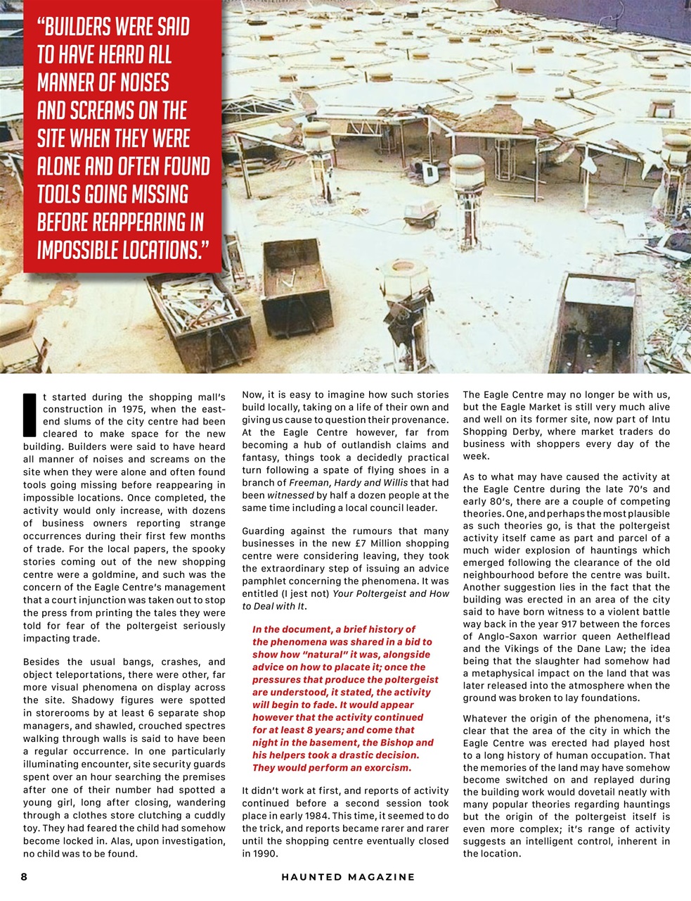 Haunted Magazine Preview Pages