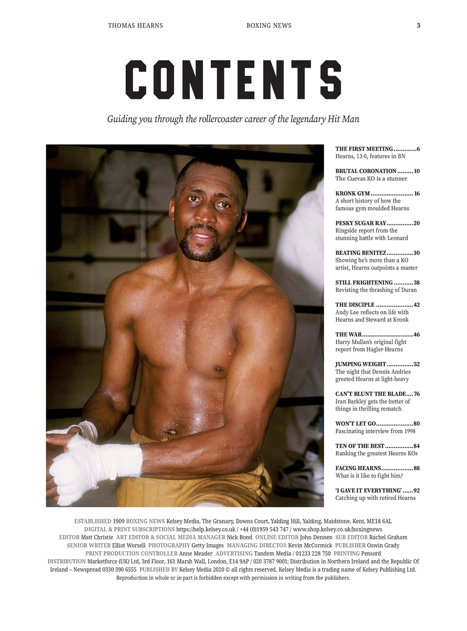 Boxing News Presents Preview Pages