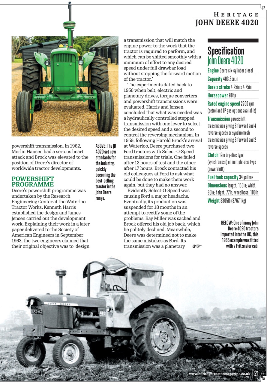 Classic Tractor Preview Pages