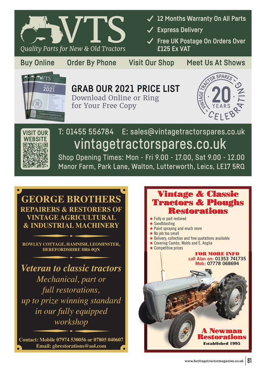 Classic Tractor Preview Pages