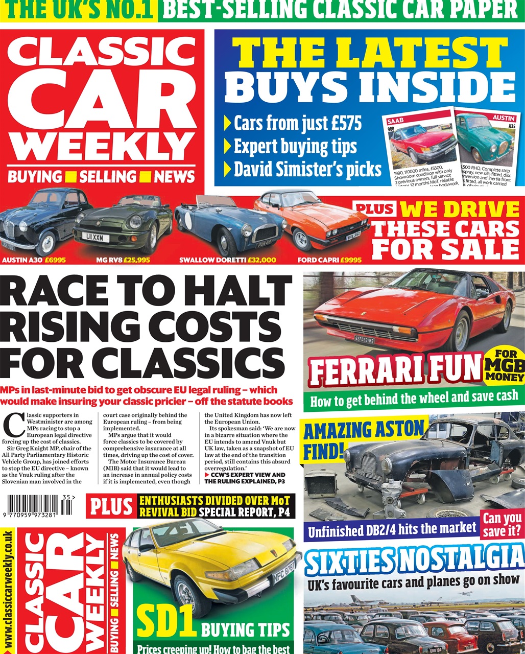 Classic Car Weekly Preview Pages