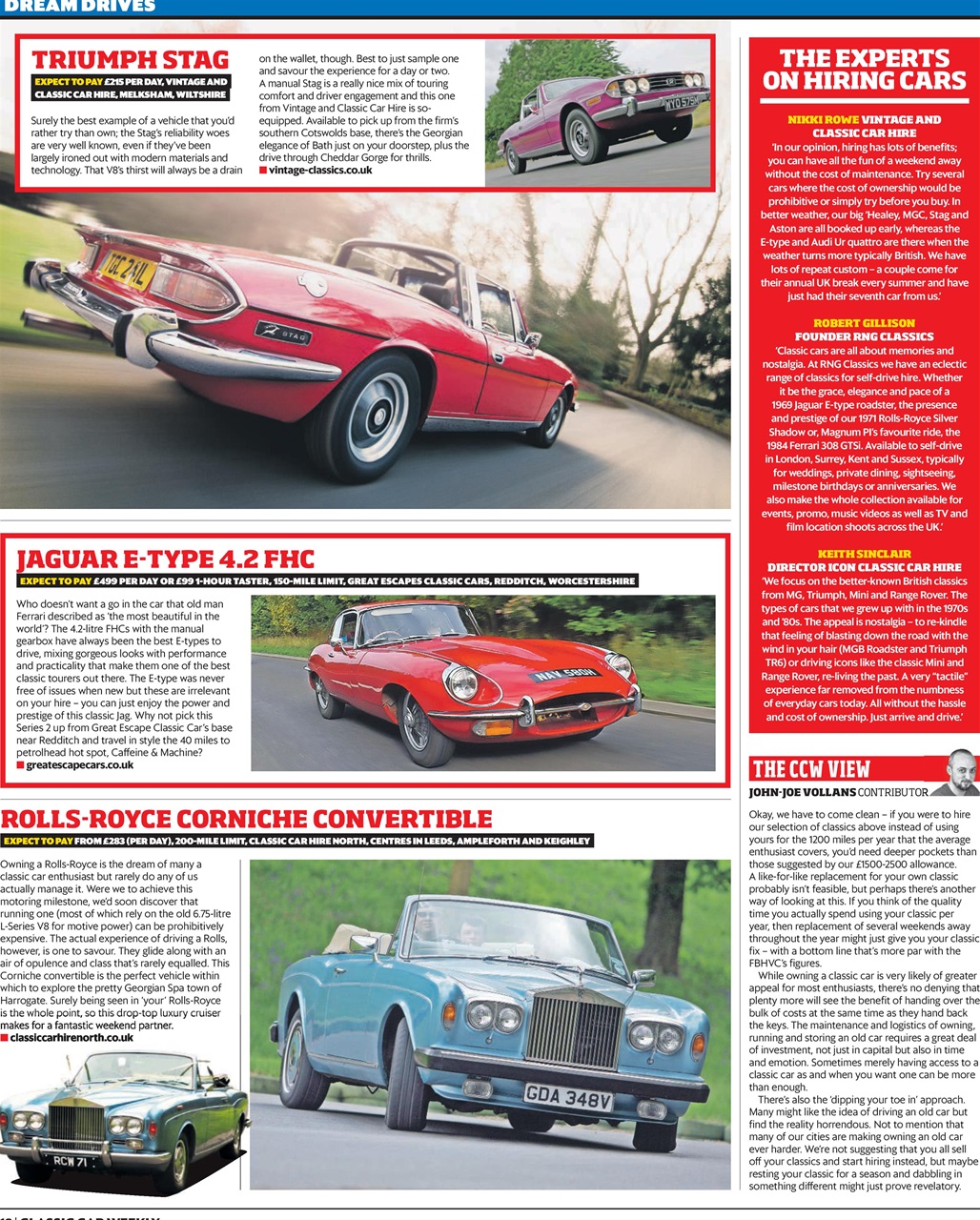 Classic Car Weekly Preview Pages